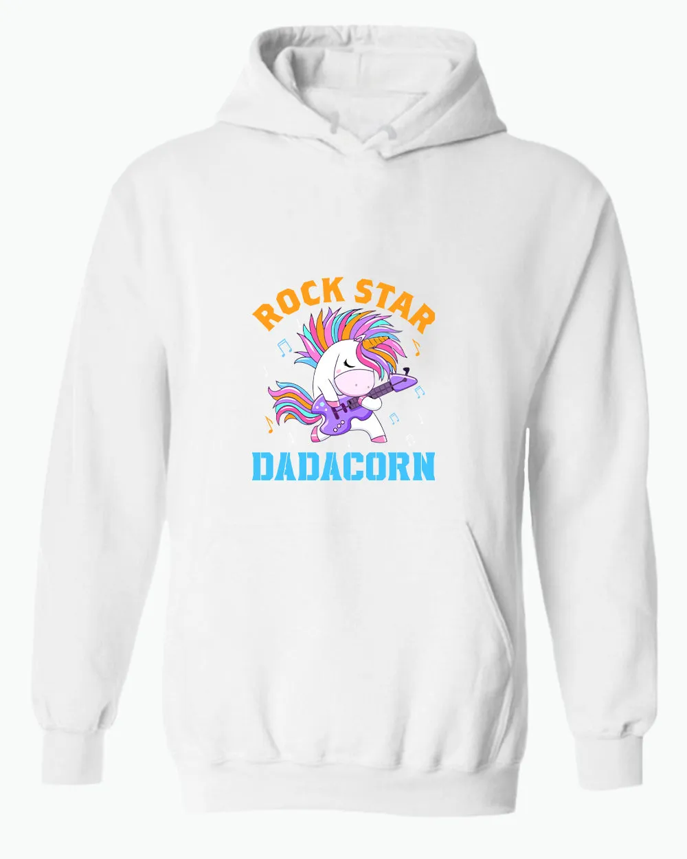 Rockstar dadacorn hoodie, dad of girl hoodie