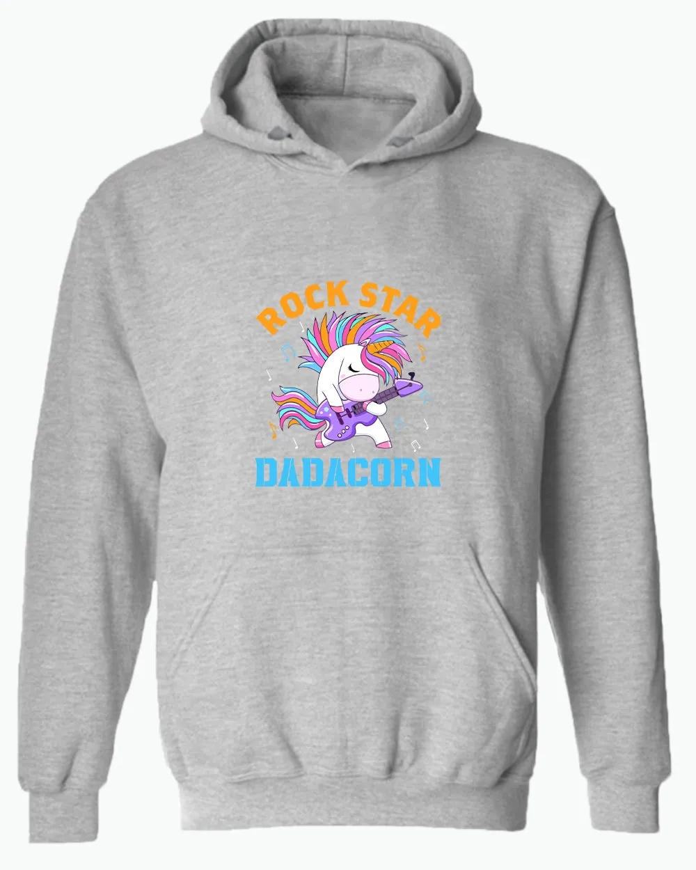 Rockstar dadacorn hoodie, dad of girl hoodie