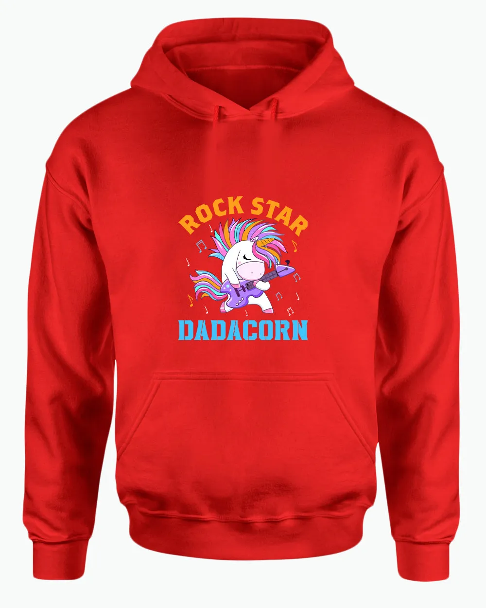 Rockstar dadacorn hoodie, dad of girl hoodie