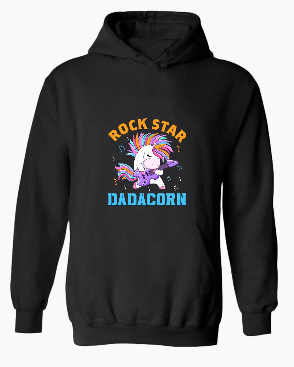 Rockstar dadacorn hoodie, dad of girl hoodie