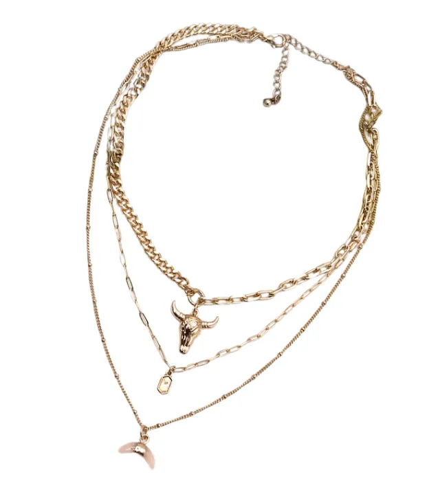 Rodeo Multi Layered Necklace