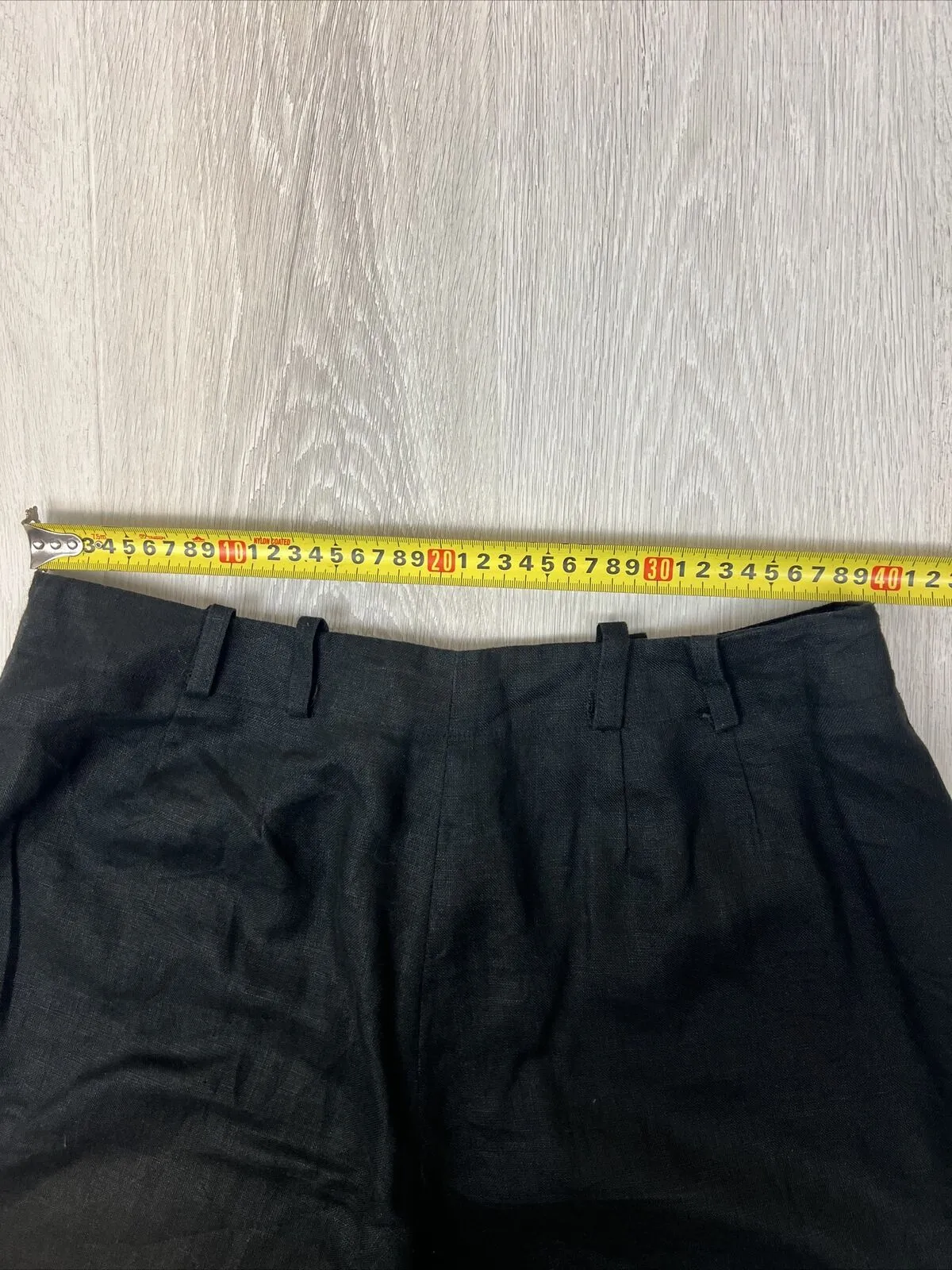 Rodney Clark Womens Black Linen Pants Size 12