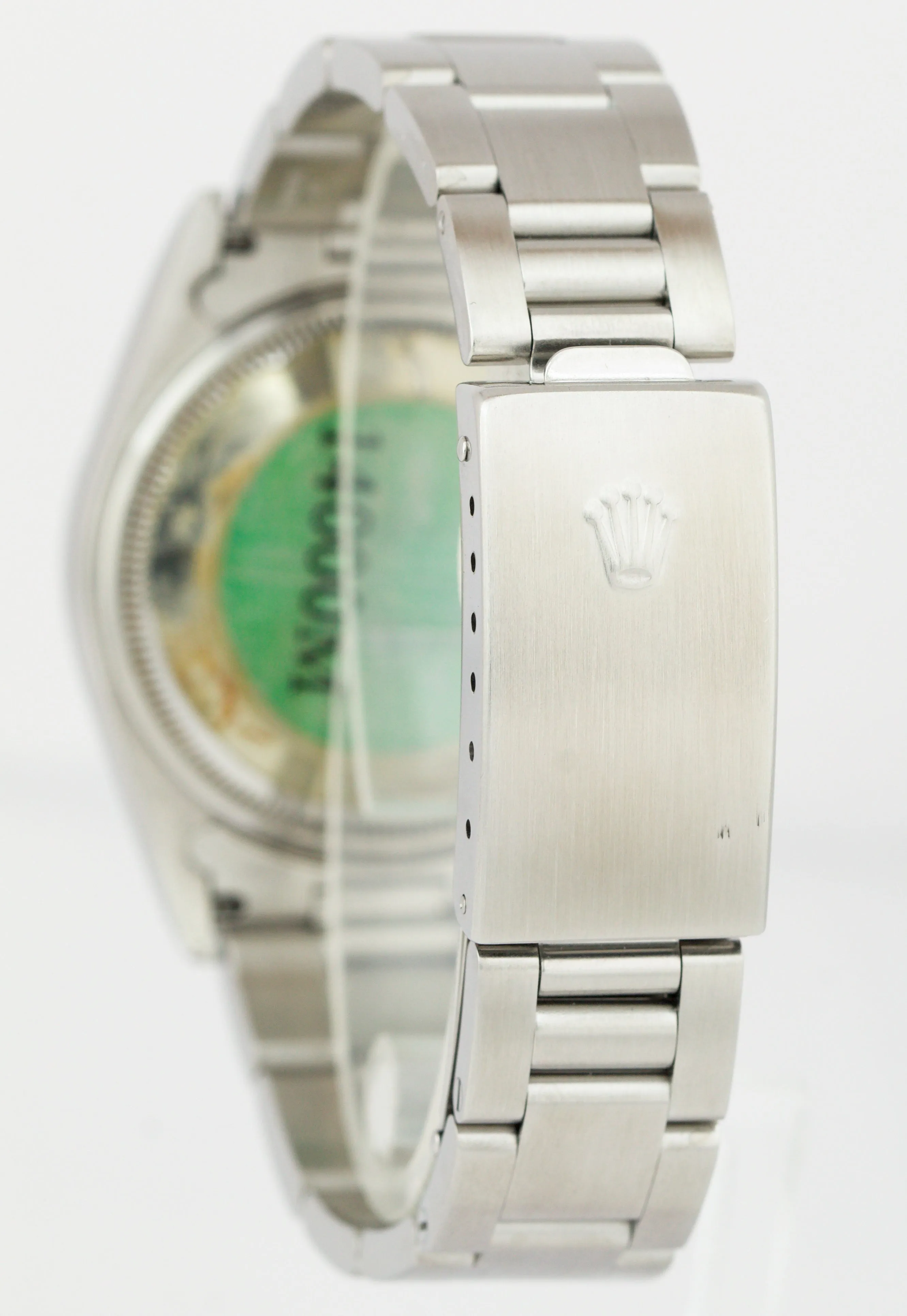 Rolex Air-King Oyster Perpetual Stainless Steel Blue 3-6-9 14000M 34mm Watch