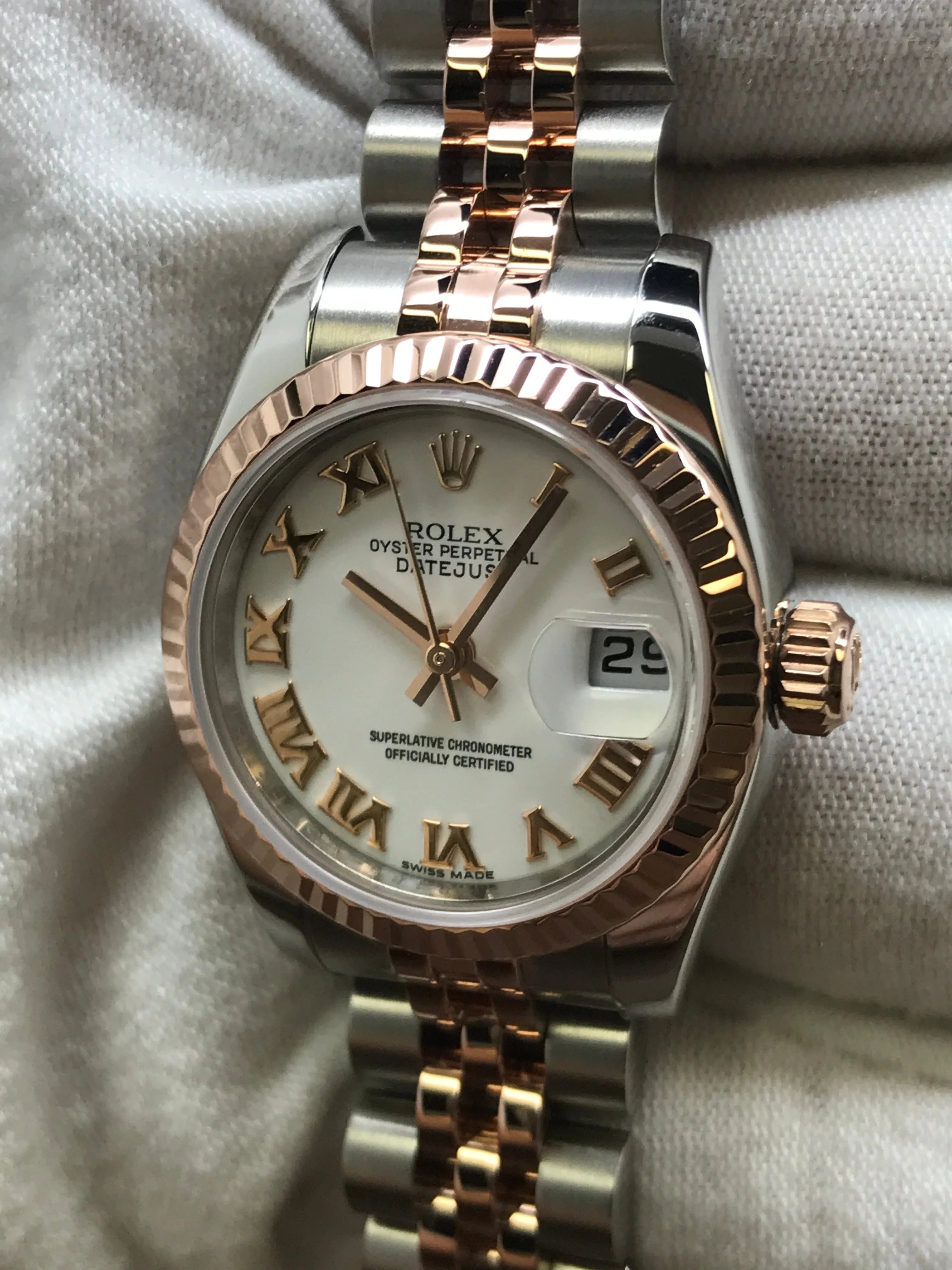Rolex Datejust 26mm 179171 White Dial Automatic  Women's Watch