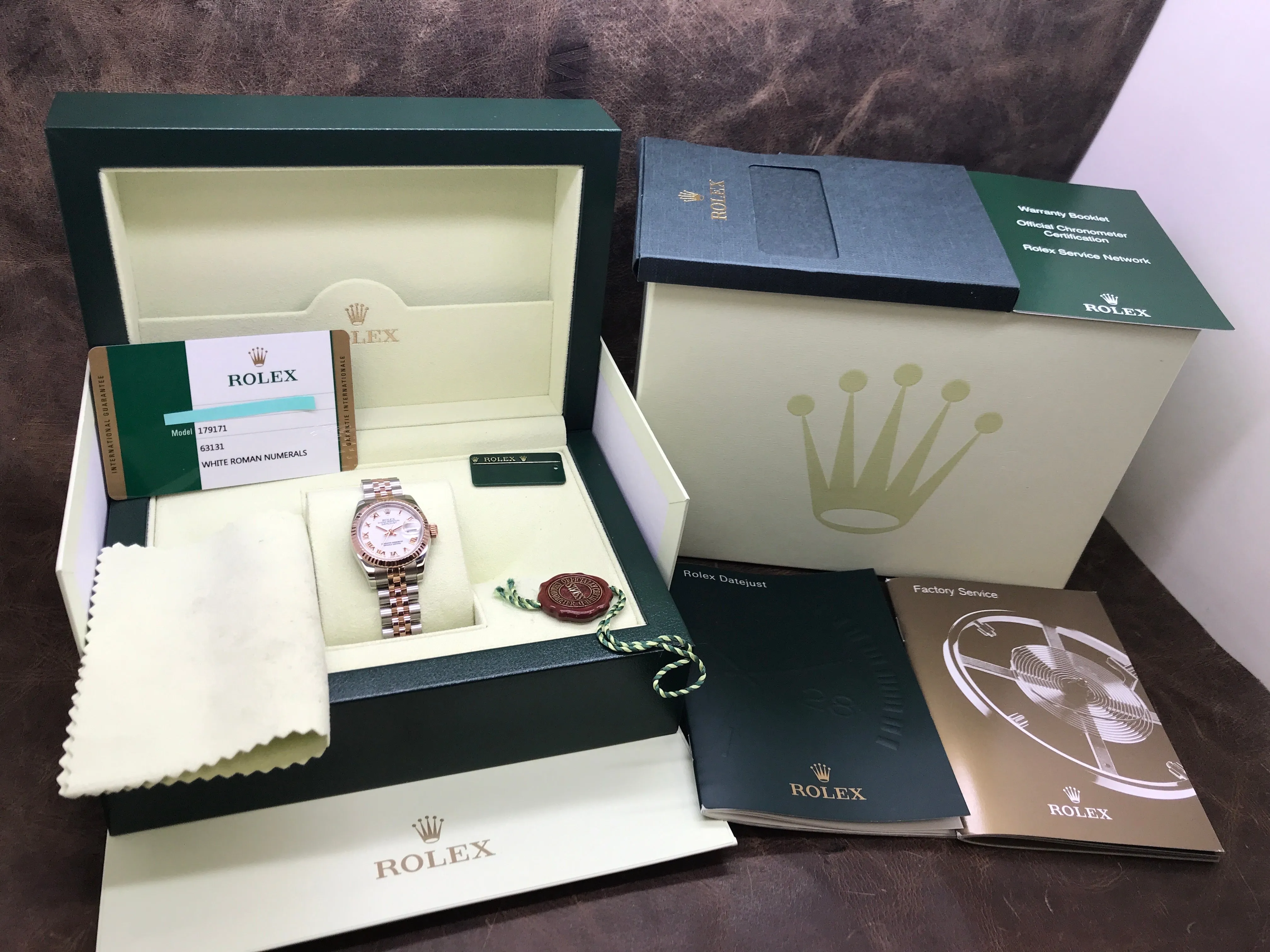 Rolex Datejust 26mm 179171 White Dial Automatic  Women's Watch