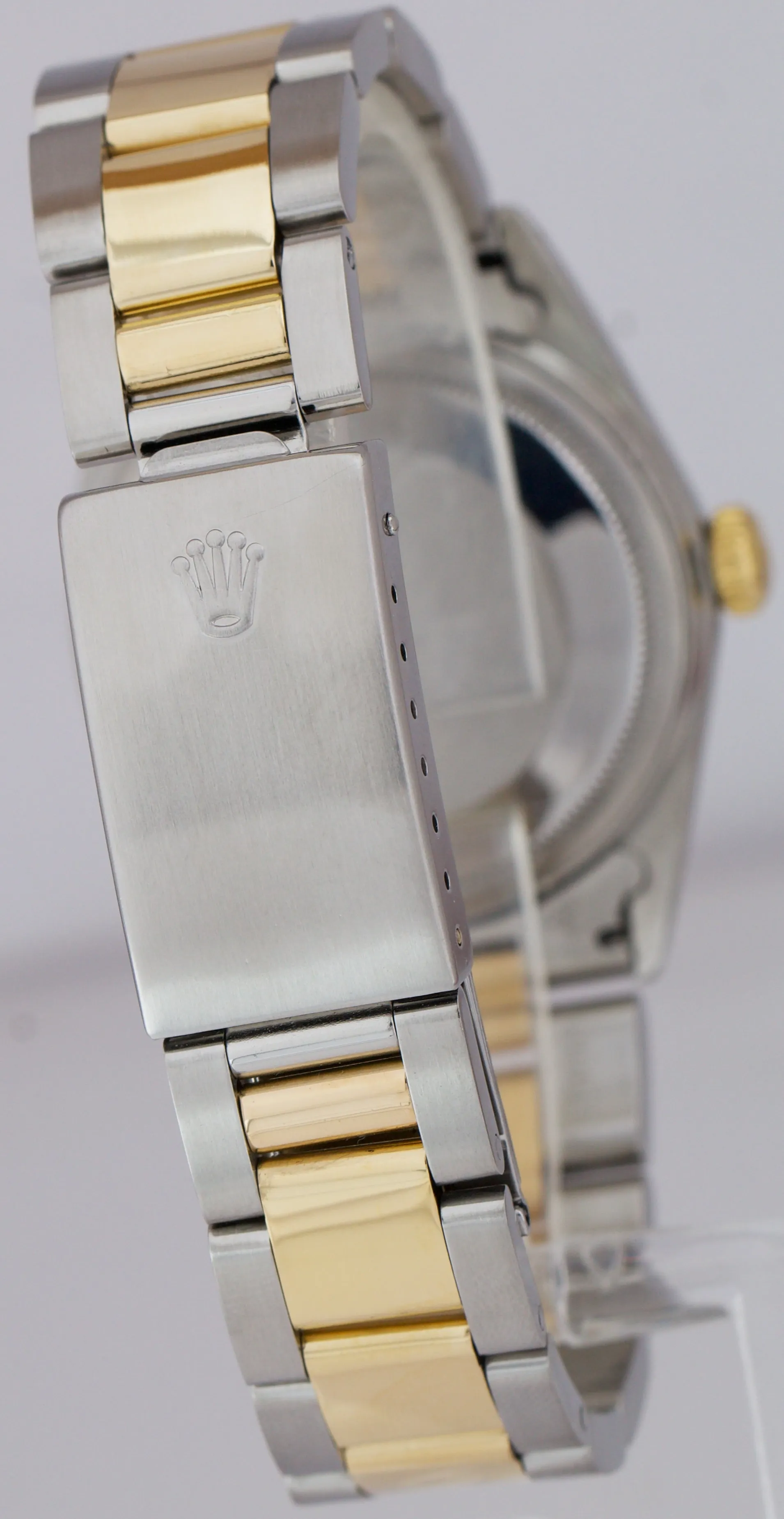 Rolex DateJust 36mm Two-Tone Yellow Gold Stainless Champagne Oyster Watch 16013
