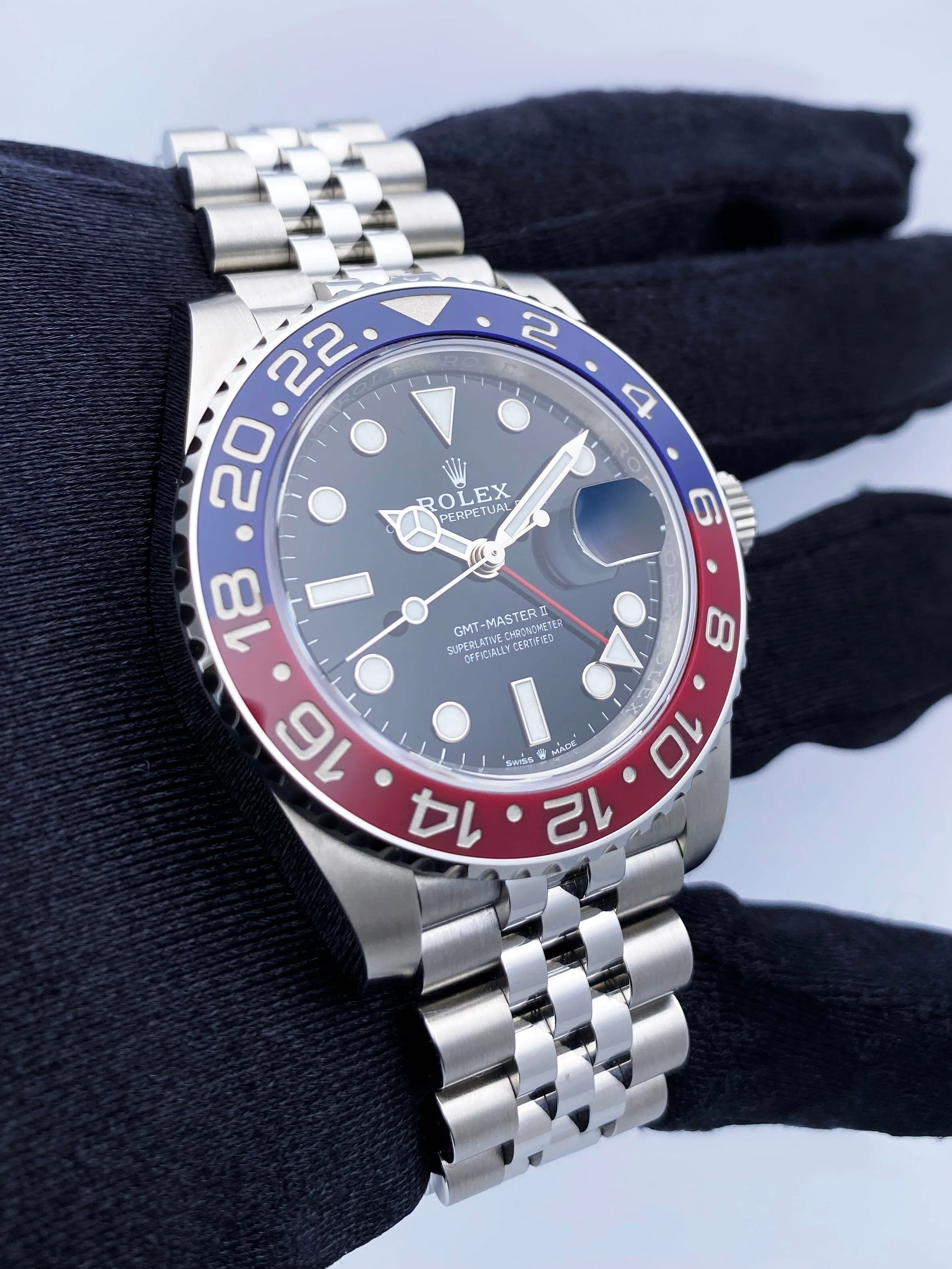 Rolex GMT-Master II 126710BLRO "Pepsi" Mens Watch Box Papers
