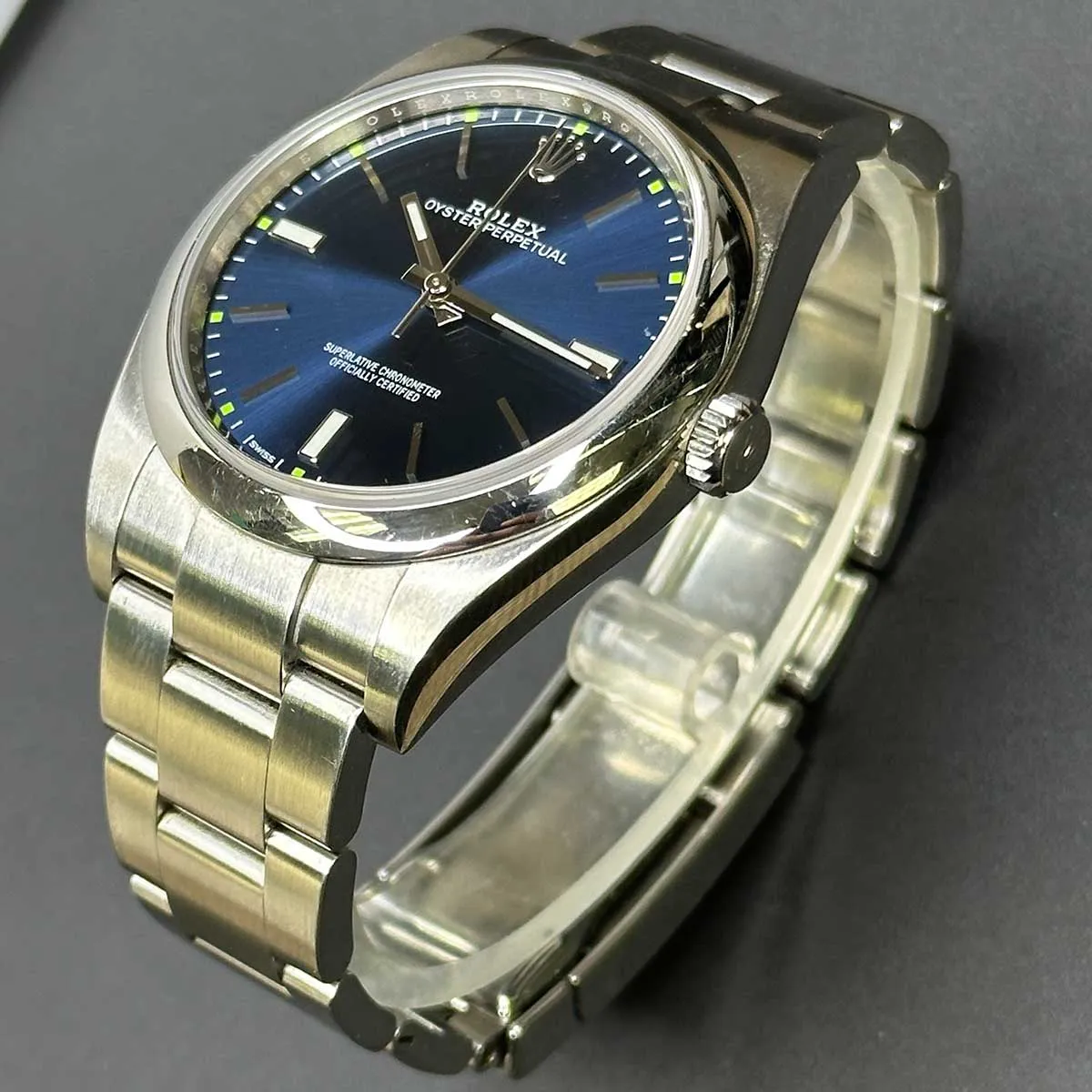 Rolex Oyster Perpetual 39 Blue Dial
