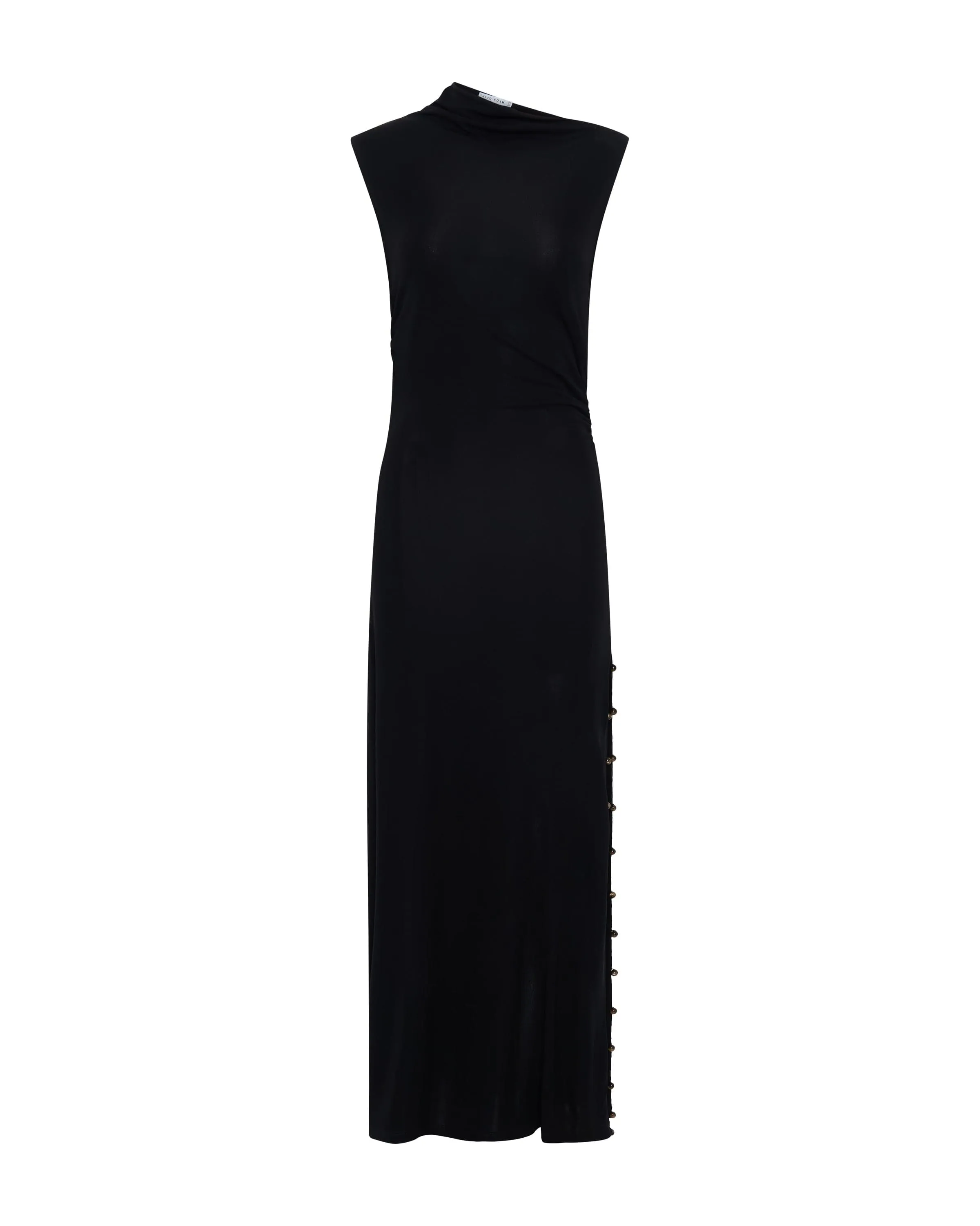 ROLLING STONE MAXI DRESS | BLACK