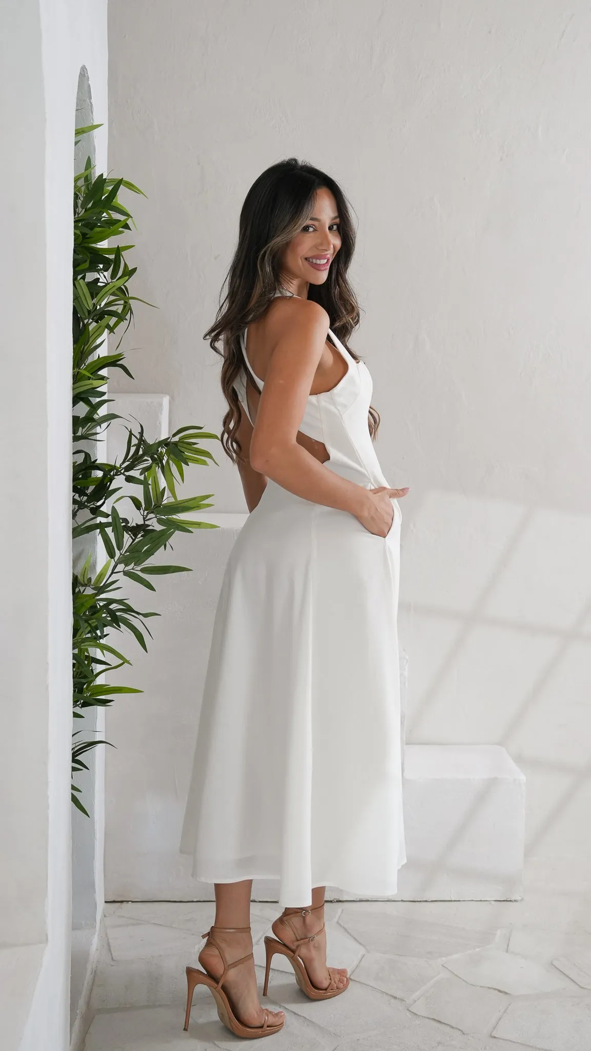 Roman Midi Dress