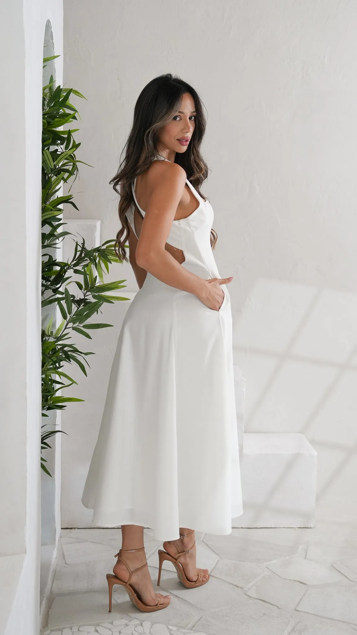 Roman Midi Dress