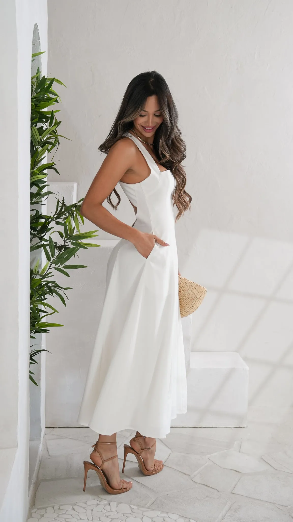 Roman Midi Dress