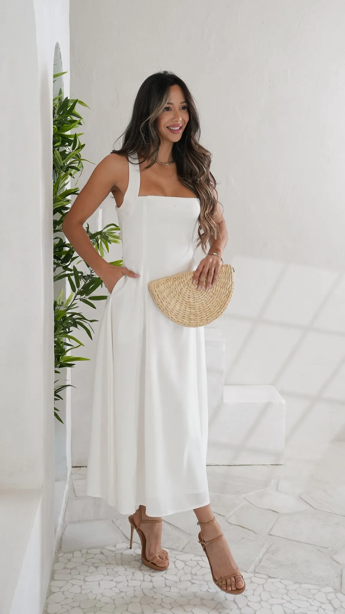Roman Midi Dress