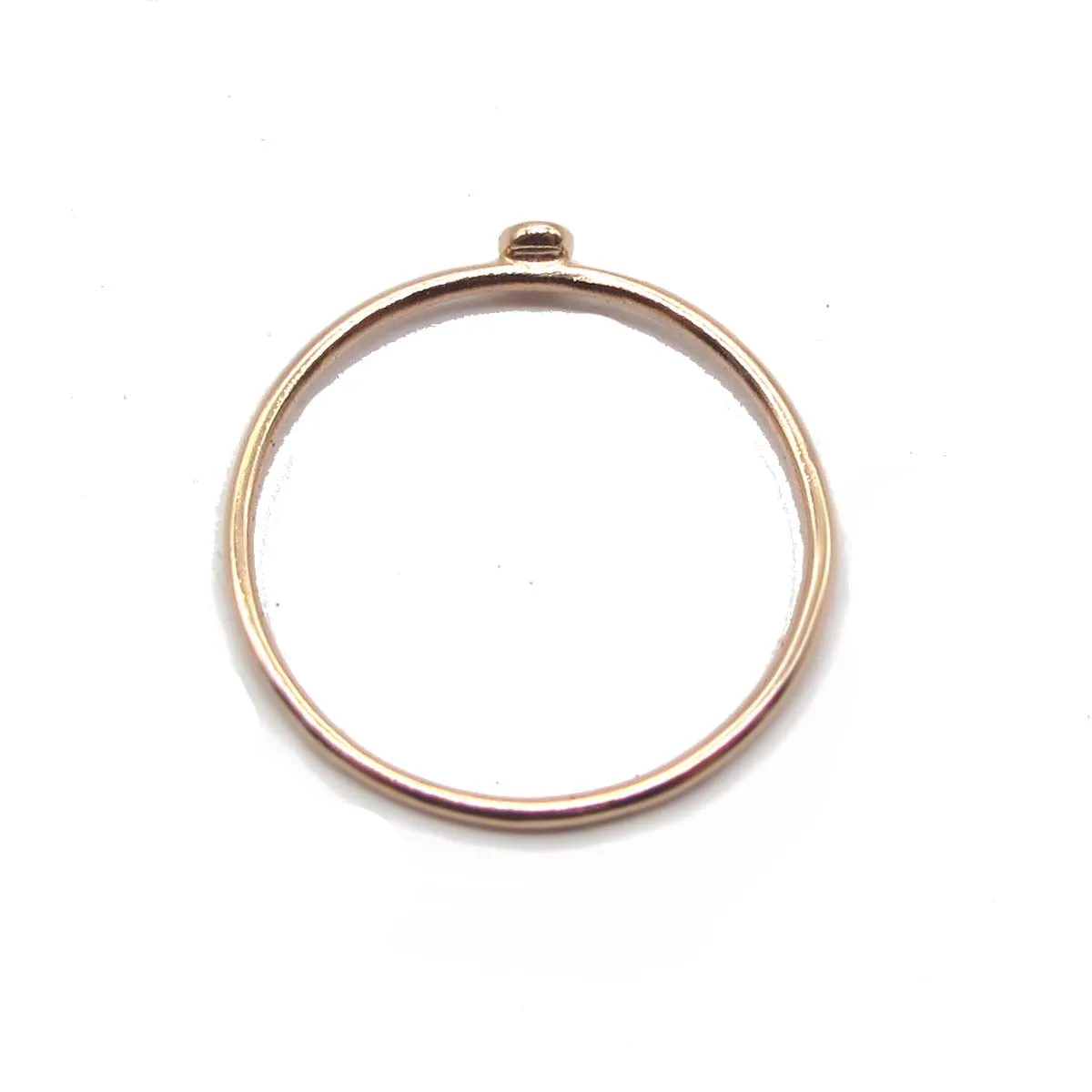 Rose Gold & Diamond Stacking Ring