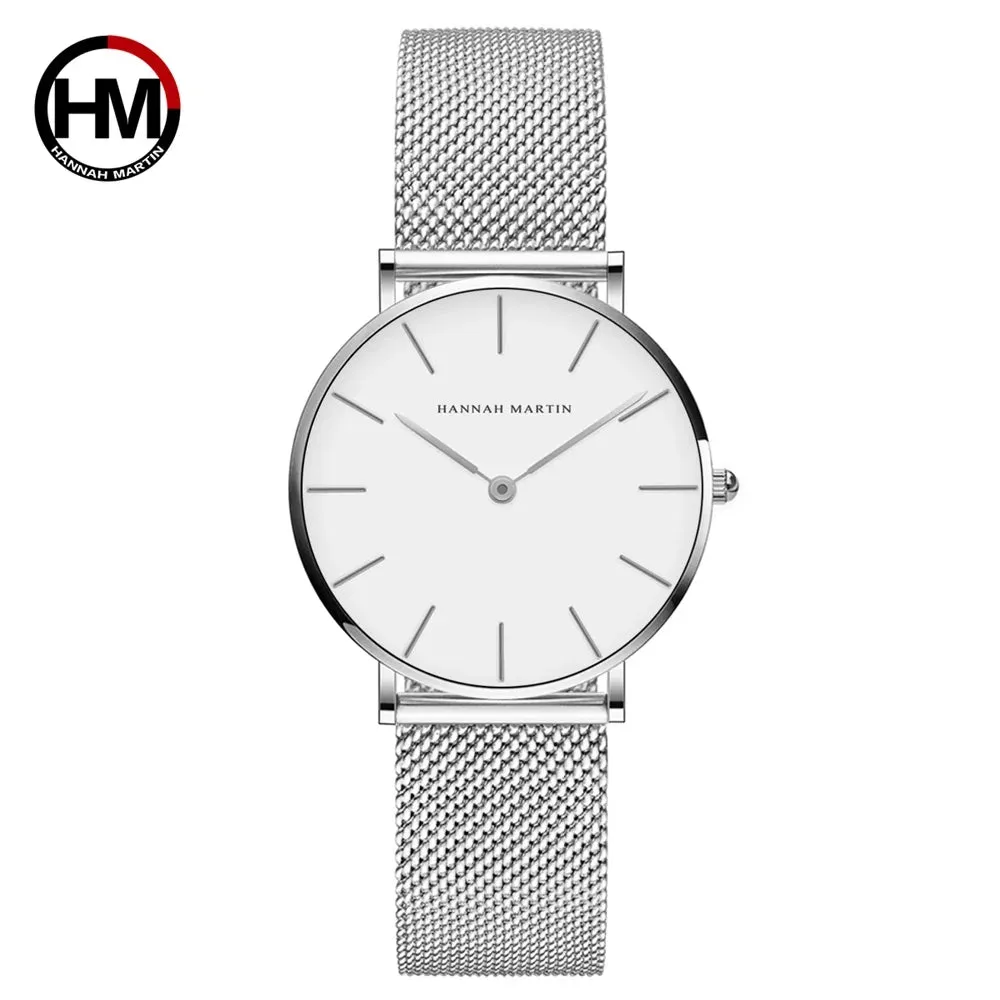 Rose Gold Mesh Women's Watch Set
