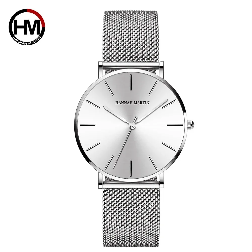 Rose Gold Mesh Women's Watch Set