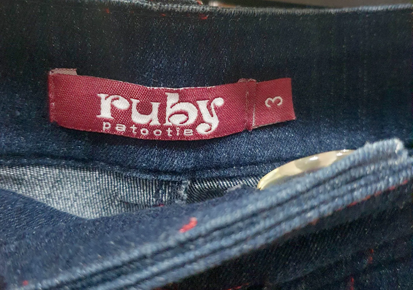 Ruby Patootie denim skirt size 12