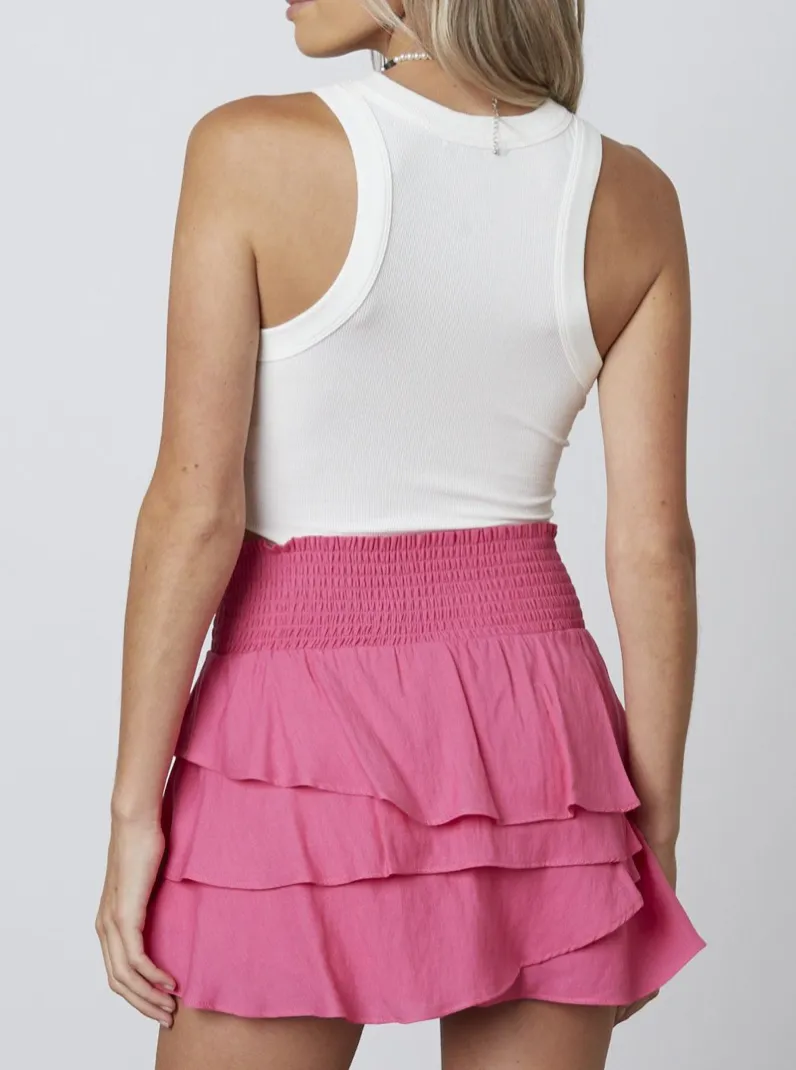 Ruffle Mini Skirt