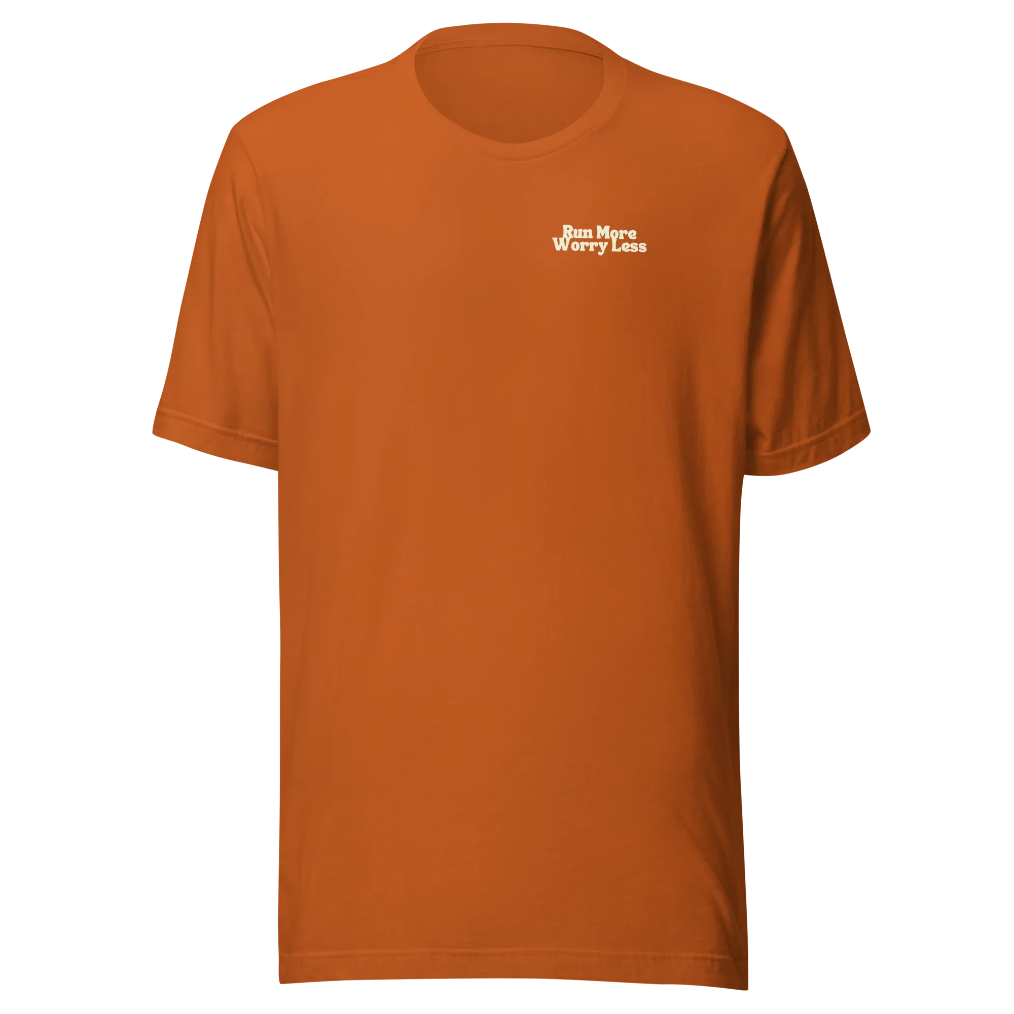 Run More Worry Less Graphic Women's T-Shirt