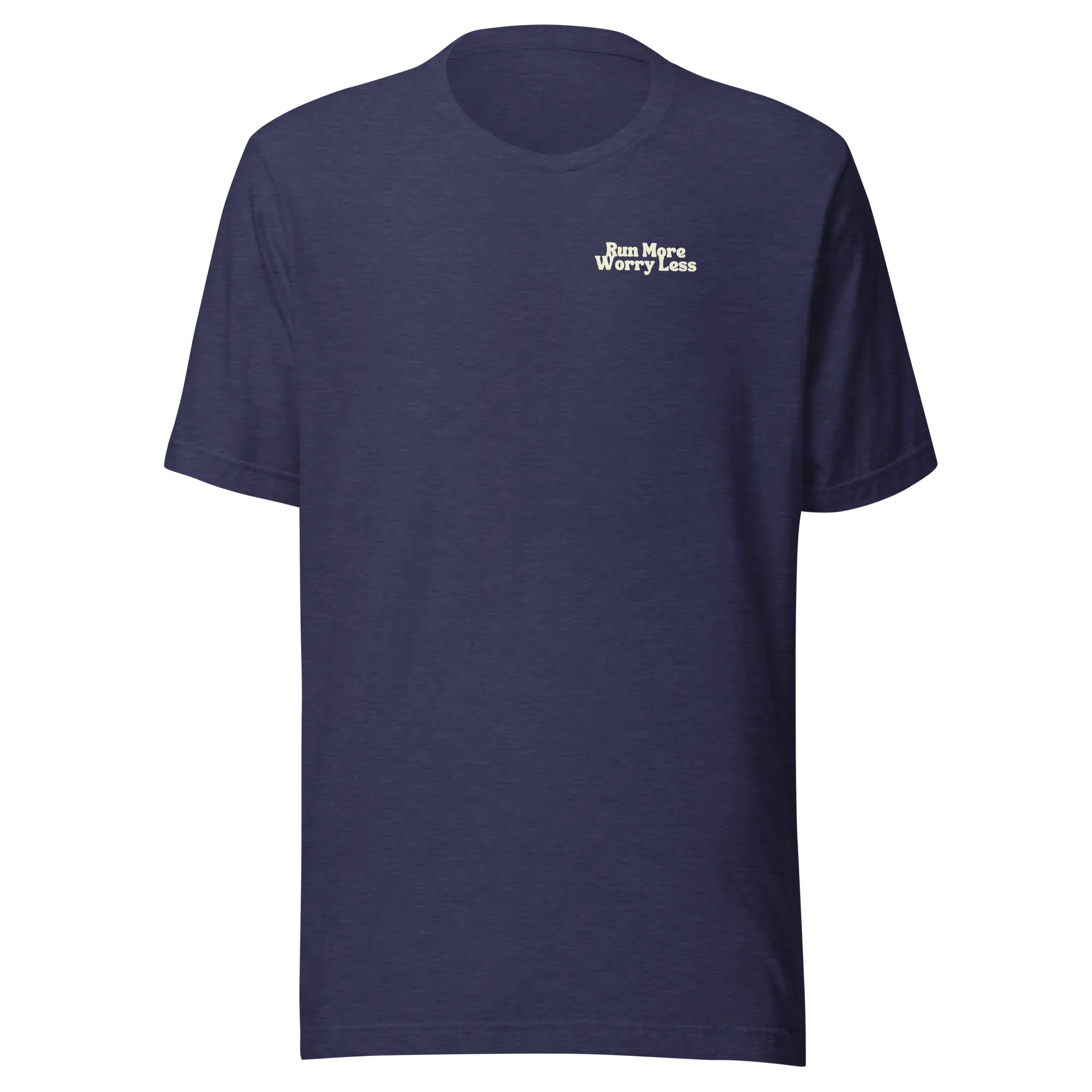 Run More Worry Less Graphic Women's T-Shirt