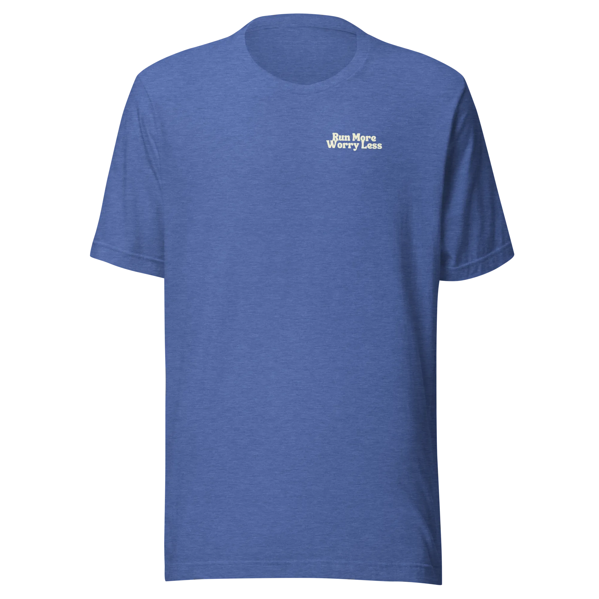 Run More Worry Less Graphic Women's T-Shirt