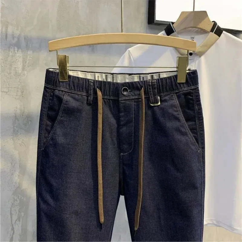 Schwarzmode Herren Cowboyhosen Schwarz für Arbeit und Freizeit