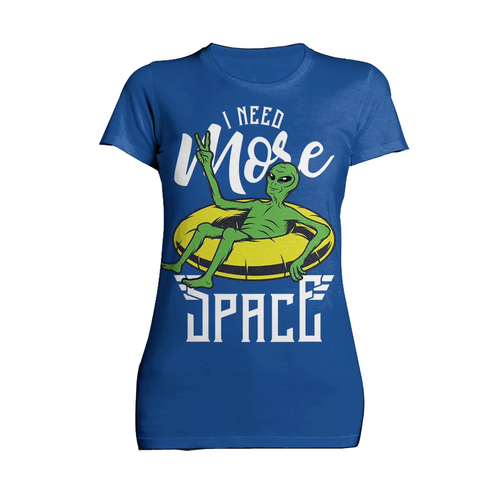 Science Space I Need More Alien X Parody Nerd Geek Chic Lol Official Women's T-shirt