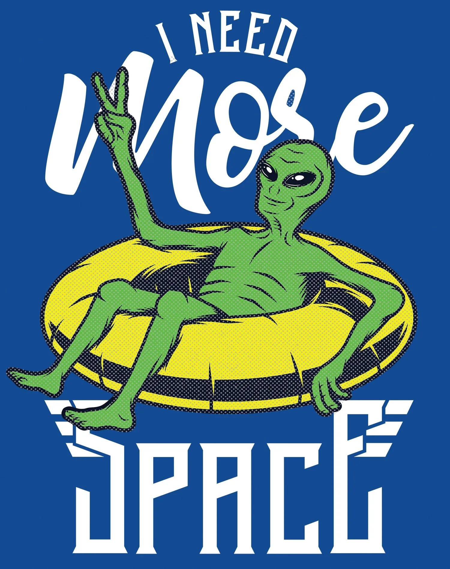 Science Space I Need More Alien X Parody Nerd Geek Chic Lol Official Women's T-shirt