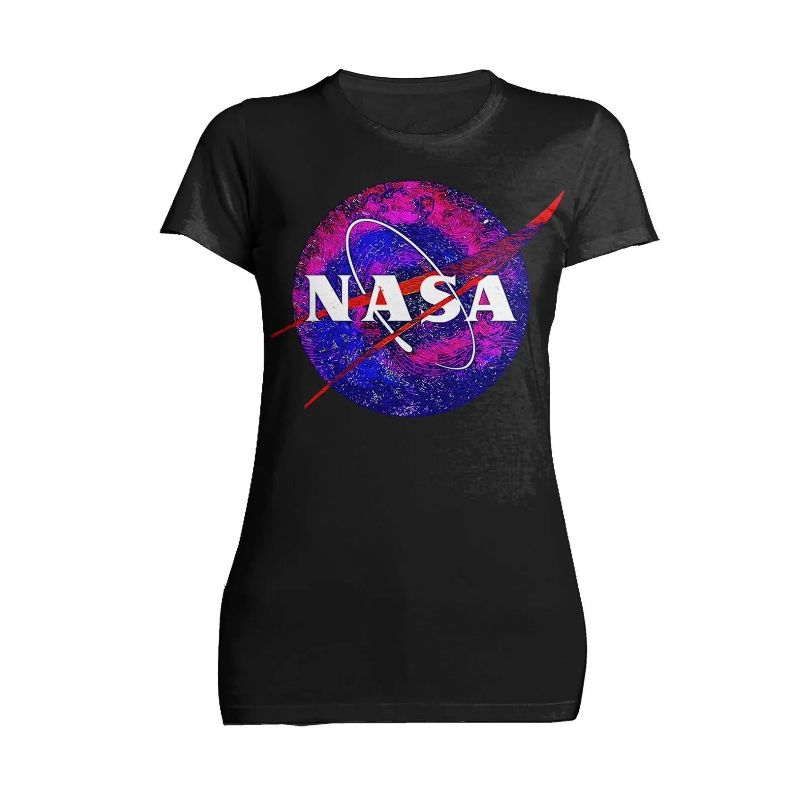Science Space NASA Logo Classic Planet Galaxy Nerd Geek Chic Official Women's T-shirt