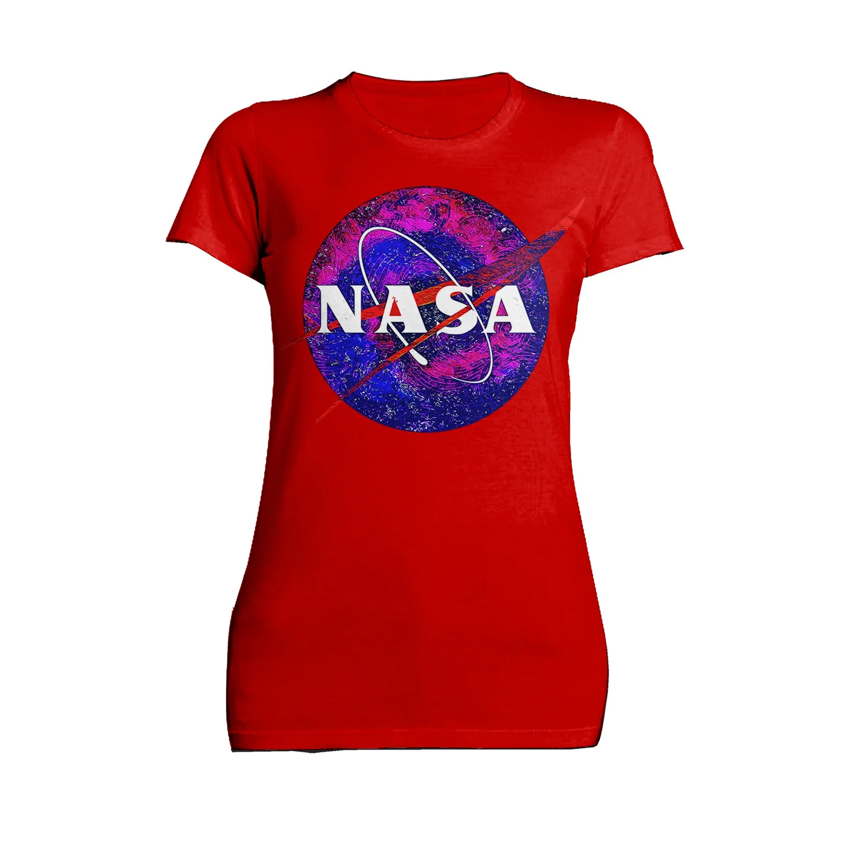 Science Space NASA Logo Classic Planet Galaxy Nerd Geek Chic Official Women's T-shirt