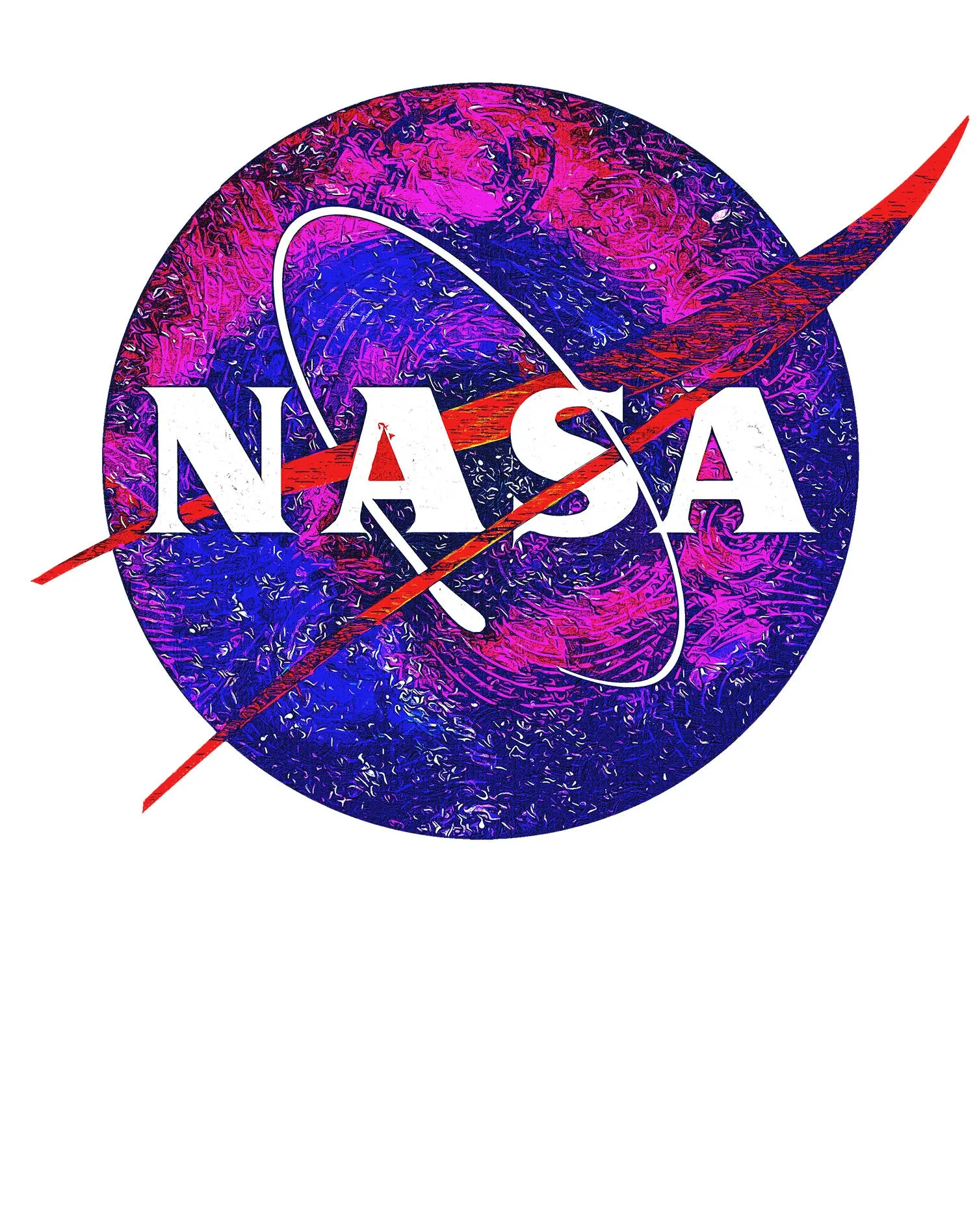 Science Space NASA Logo Classic Planet Galaxy Nerd Geek Chic Official Women's T-shirt