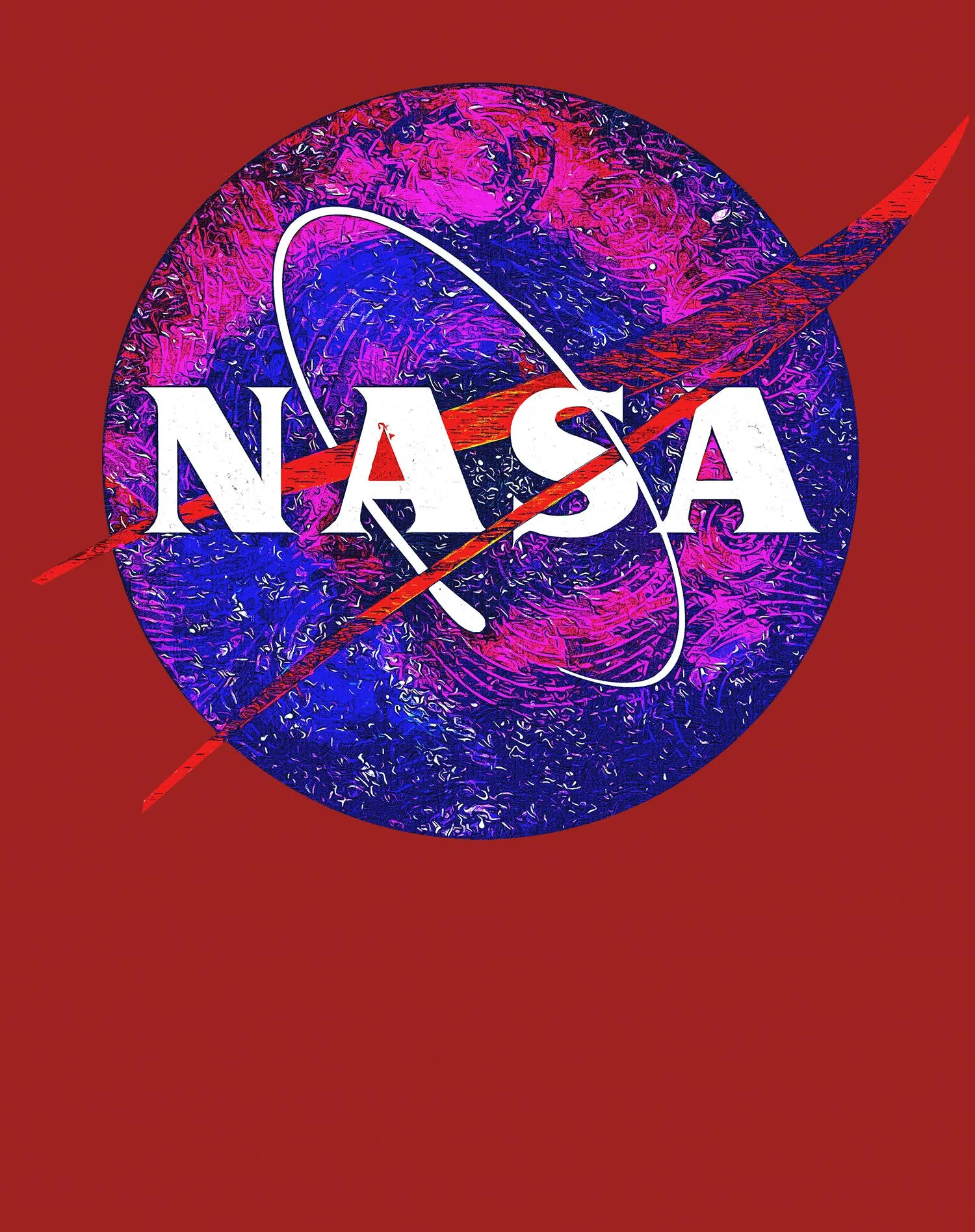 Science Space NASA Logo Classic Planet Galaxy Nerd Geek Chic Official Women's T-shirt