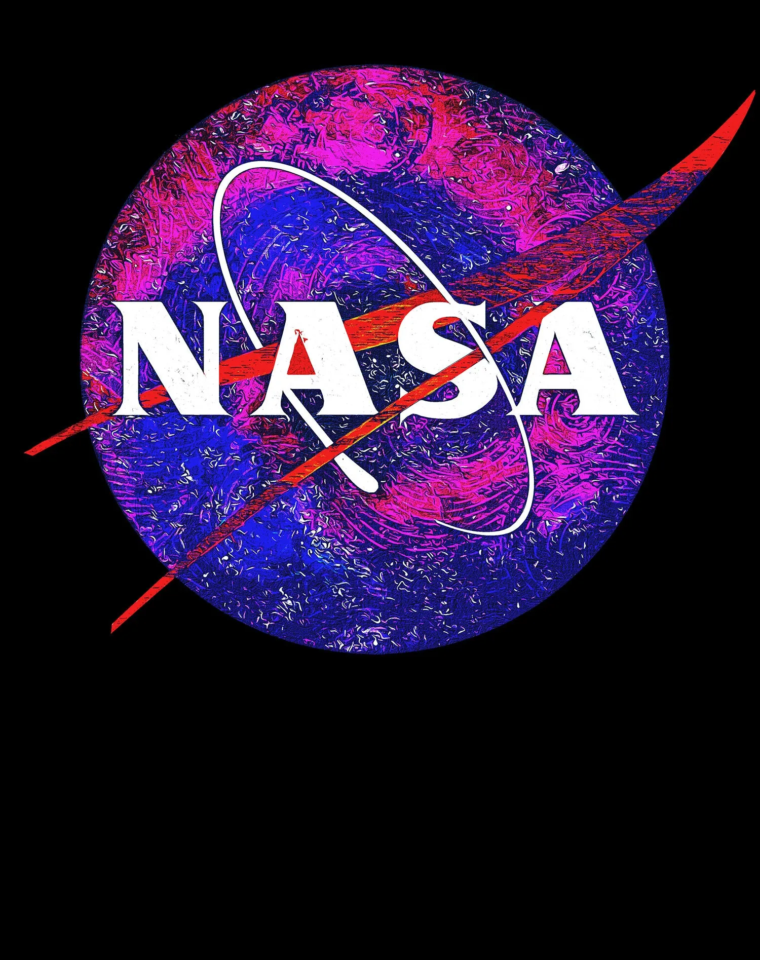 Science Space NASA Logo Classic Planet Galaxy Nerd Geek Chic Official Women's T-shirt