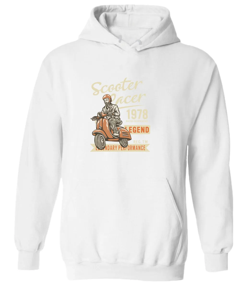 Scooter racer 1978 legend motorcycle hoodie