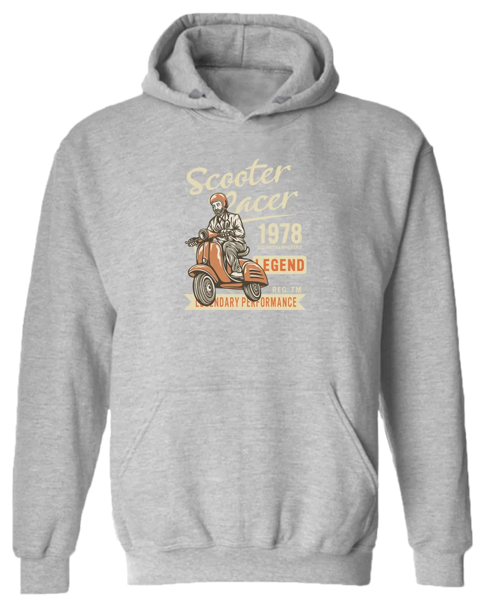 Scooter racer 1978 legend motorcycle hoodie