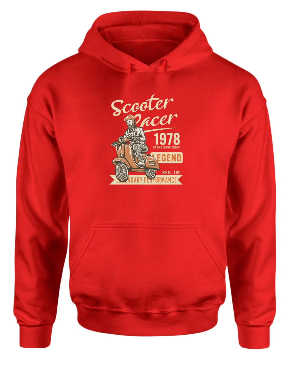 Scooter racer 1978 legend motorcycle hoodie