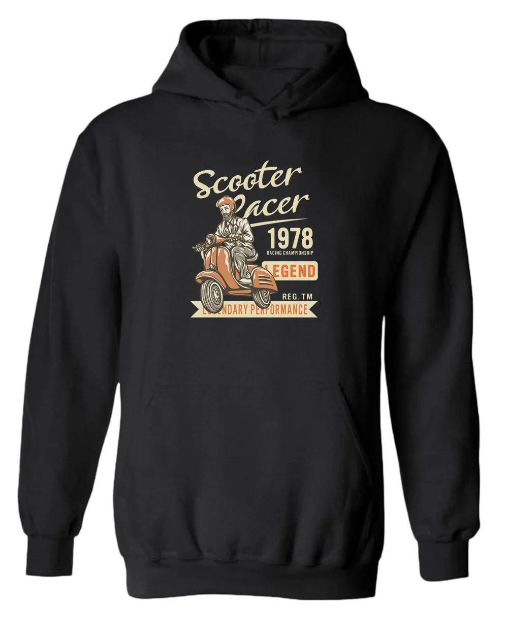 Scooter racer 1978 legend motorcycle hoodie