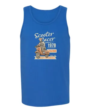 Scooter racer 1978 legend motorcycle tank top