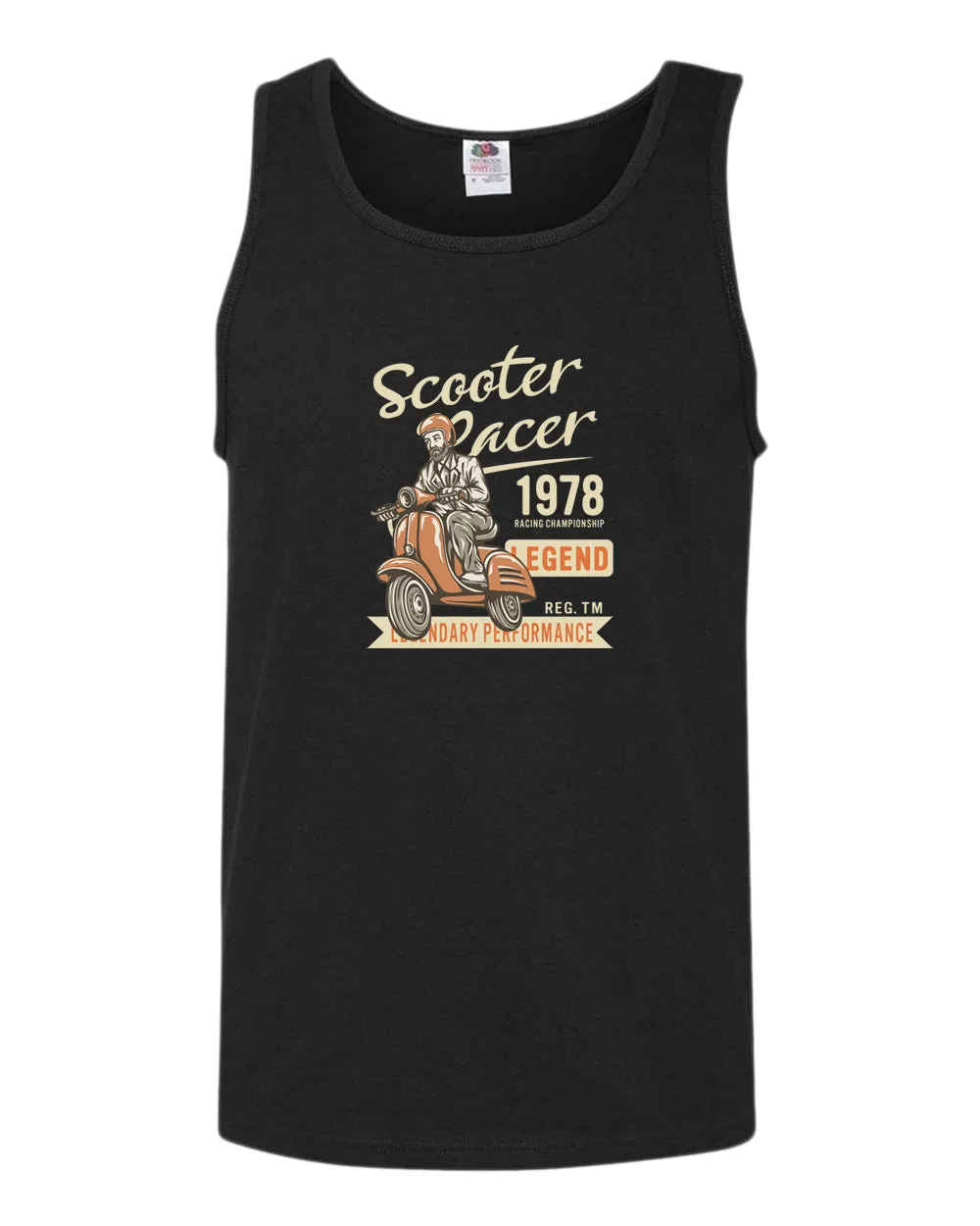 Scooter racer 1978 legend motorcycle tank top