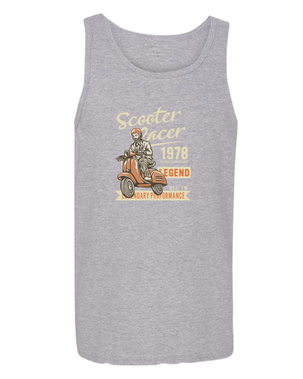 Scooter racer 1978 legend motorcycle tank top