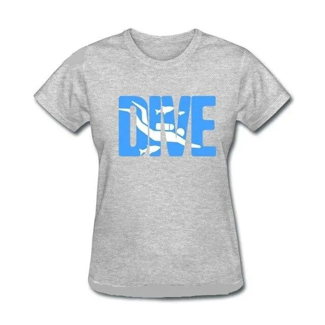 Scuba diving T-Shirt for Women | DIVE - Slim Fit