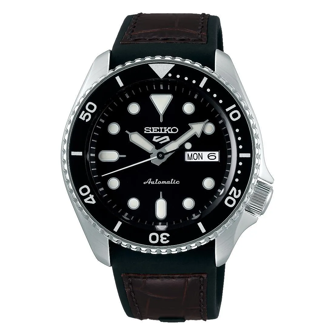 Seiko 5 Sports Automatic Black Dial Men's Watch SRPD55K2