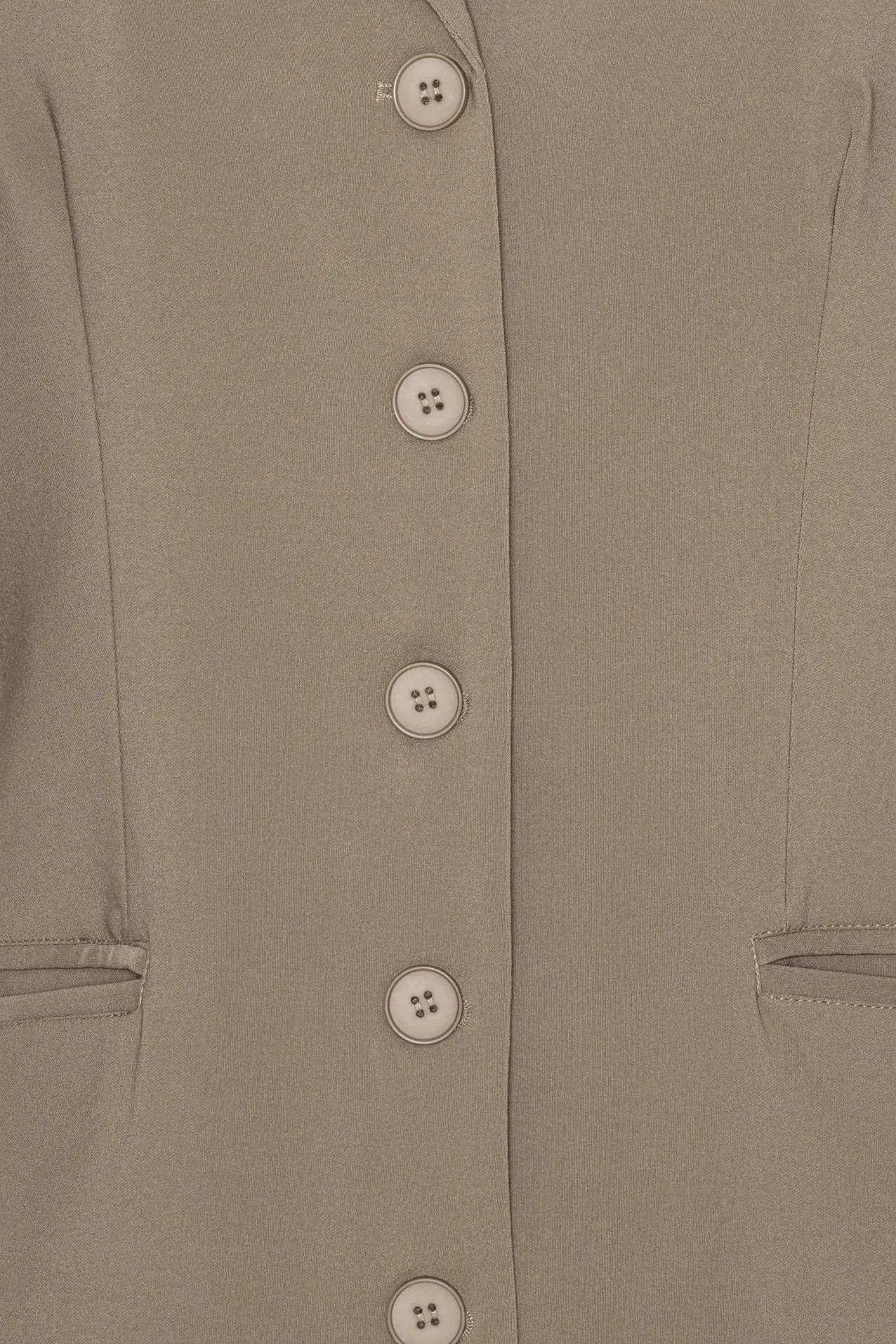 SelmaIC Blazer Kjole - Mørk Beige