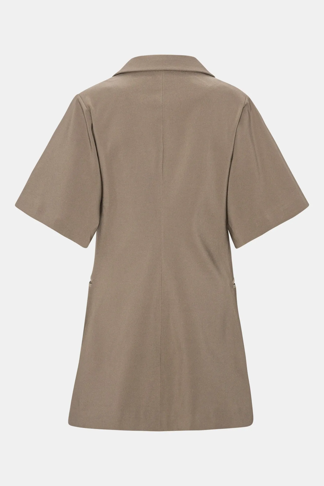 SelmaIC Blazer Kjole - Mørk Beige