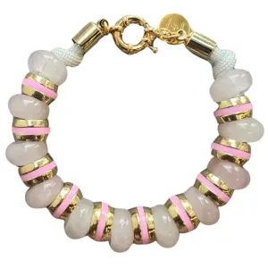 Semi-Precious Bracelet Opalite/Pink