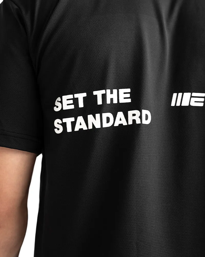 Set The Standard Oversized Training Tee (Black)