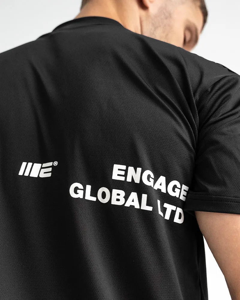 Set The Standard Oversized Training Tee (Black)