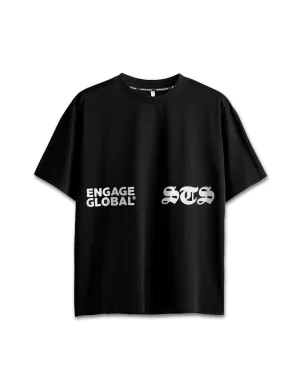 Set The Standard Oversized Training Tee (Black)
