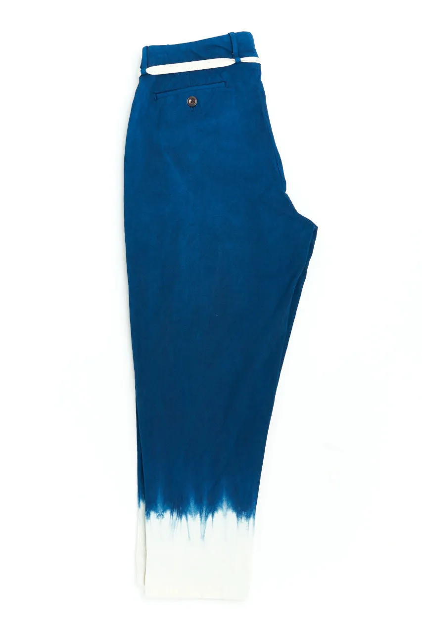 Seuvas Tapered Pants Canvas Natural Kyoto Indigo