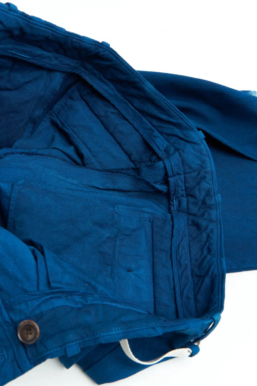 Seuvas Tapered Pants Canvas Natural Kyoto Indigo